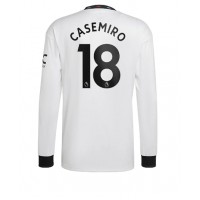 Fotbalové Dres Manchester United Casemiro #18 Venkovní 2022-23 Dlouhý Rukáv